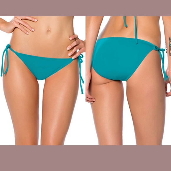 NEW Becca Color Code Side Tie Bikini Bottoms [SZ‎ Large ] - Picture 1 of 7
